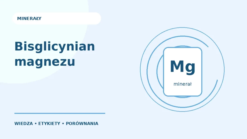 Bisglicynian magnezu — ilustracja edukacyjna