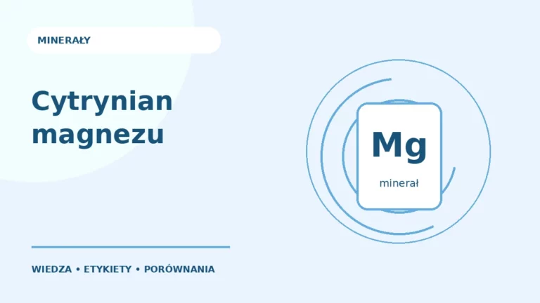 Cytrynian magnezu — ilustracja edukacyjna