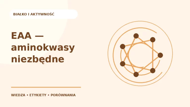 EAA — aminokwasy niezbędne — ilustracja edukacyjna