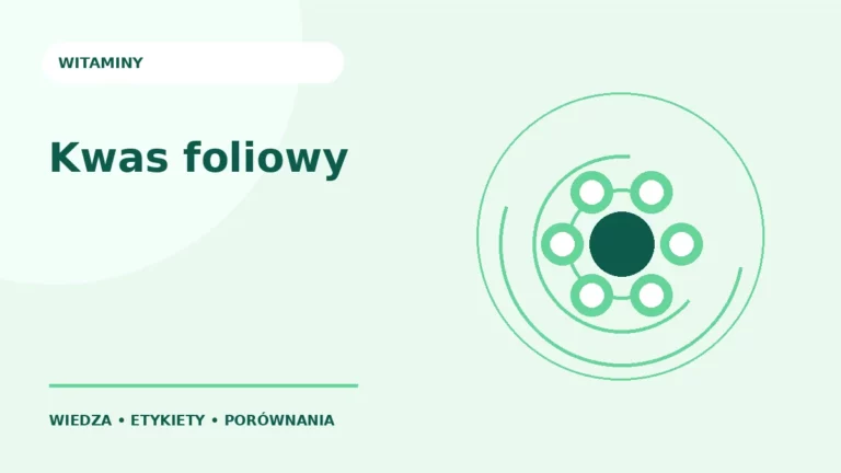 Kwas foliowy — ilustracja edukacyjna