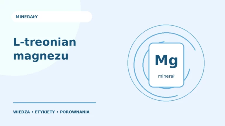L-treonian magnezu — ilustracja edukacyjna
