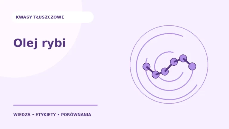 Olej rybi — ilustracja edukacyjna