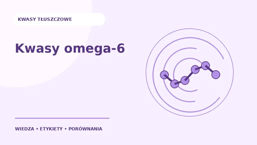 Kwasy omega-6 — ilustracja edukacyjna