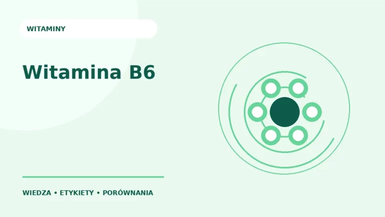 Witamina B6 — ilustracja edukacyjna