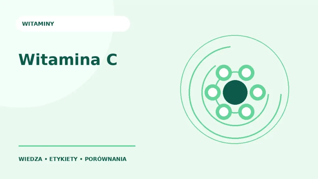 Witamina C — ilustracja edukacyjna