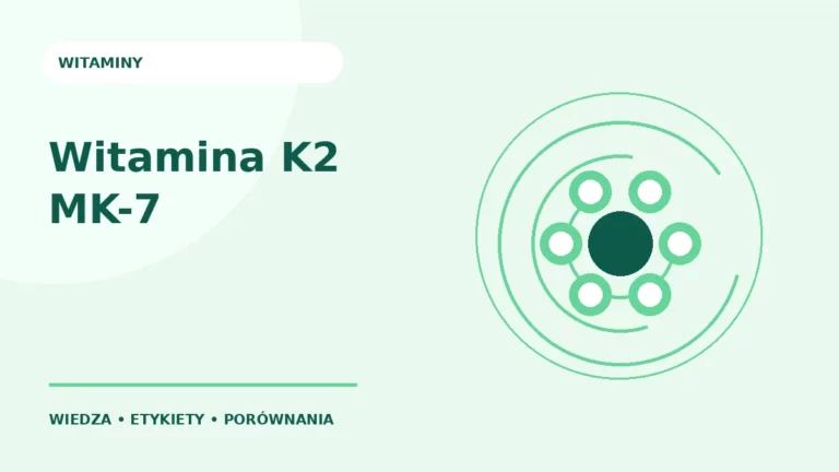 Witamina K2 MK-7 — ilustracja edukacyjna