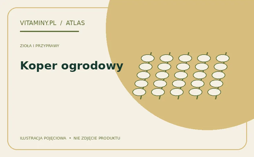Koper ogrodowy — ilustracja edukacyjna